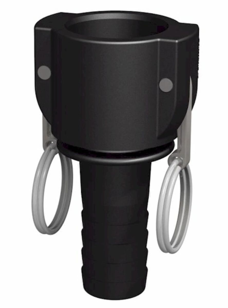 2” Camlock to 1” Hose Barb